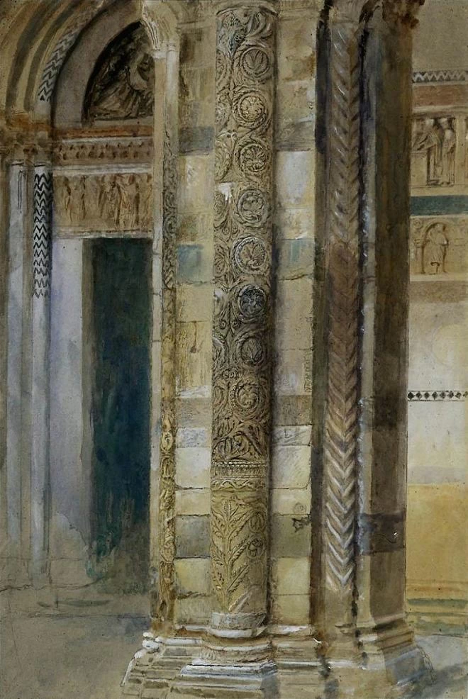 Interno del Duomo di Lucca, 1879